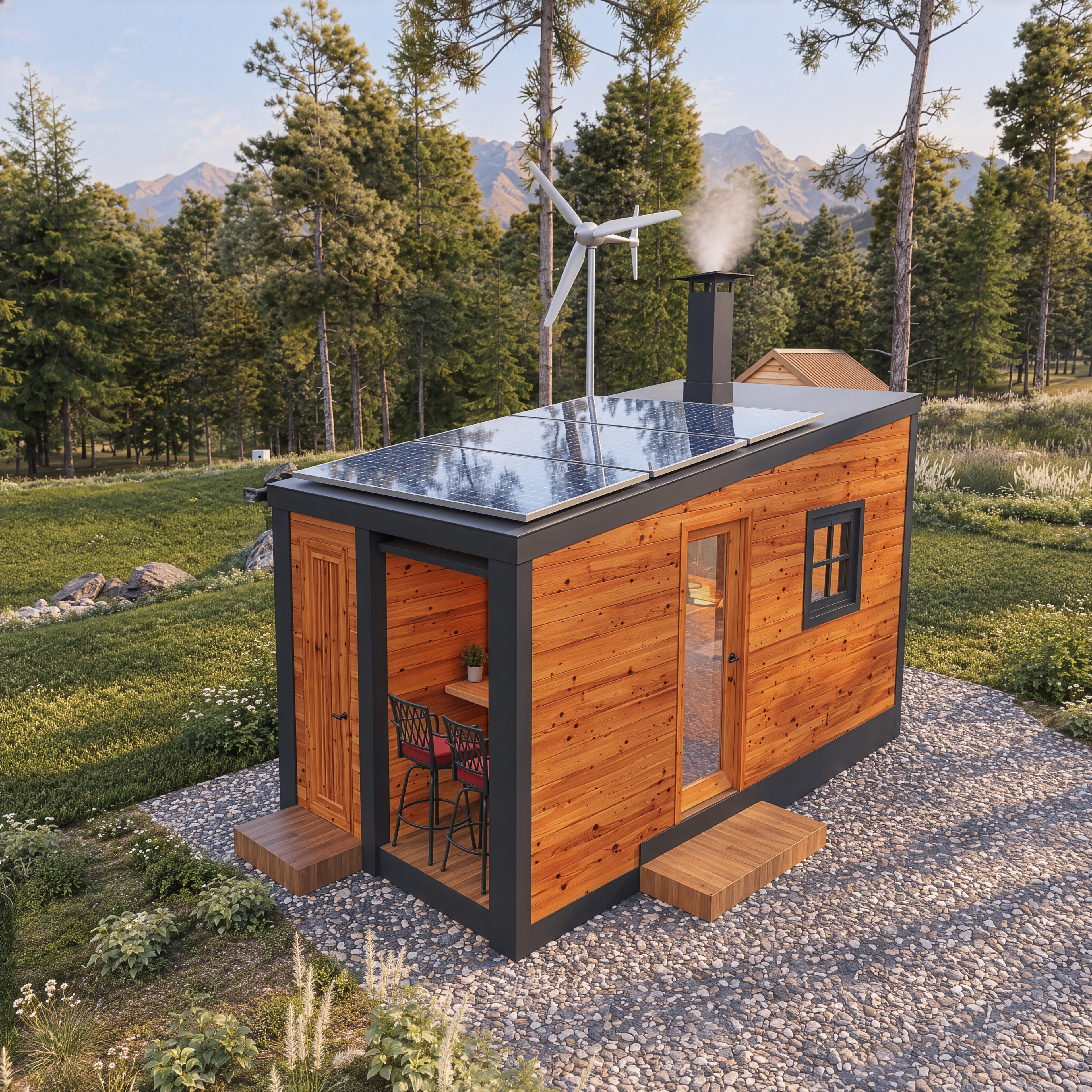 Bespoke timber glamping structure
